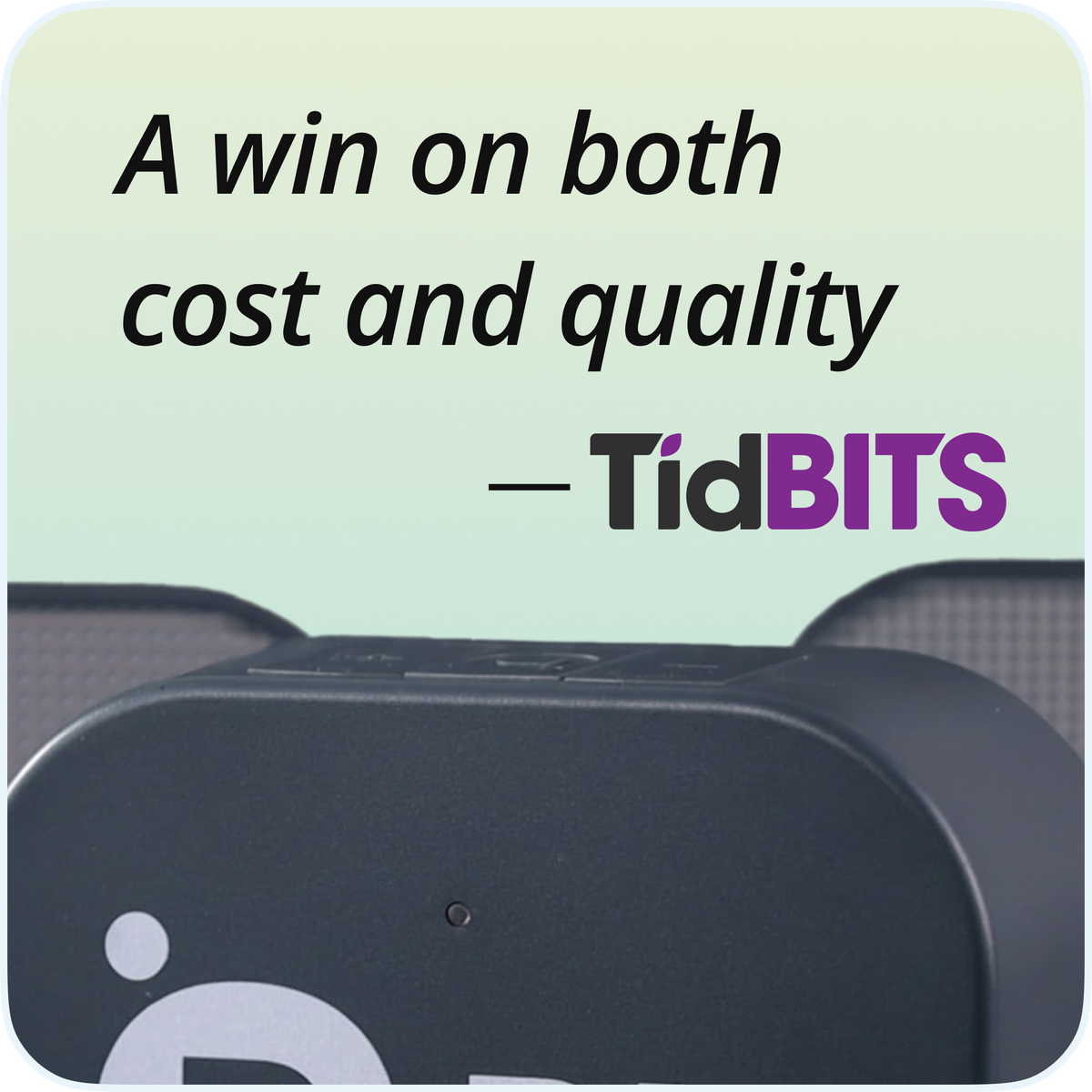 TidBITS: A win on both cost and quality.