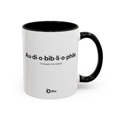 Audiobibliophile Accent Coffee Mug, 11oz