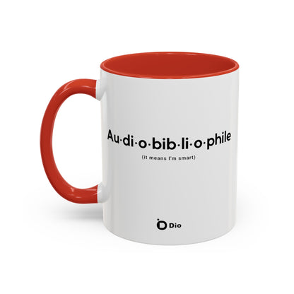 Audiobibliophile Accent Coffee Mug, 11oz