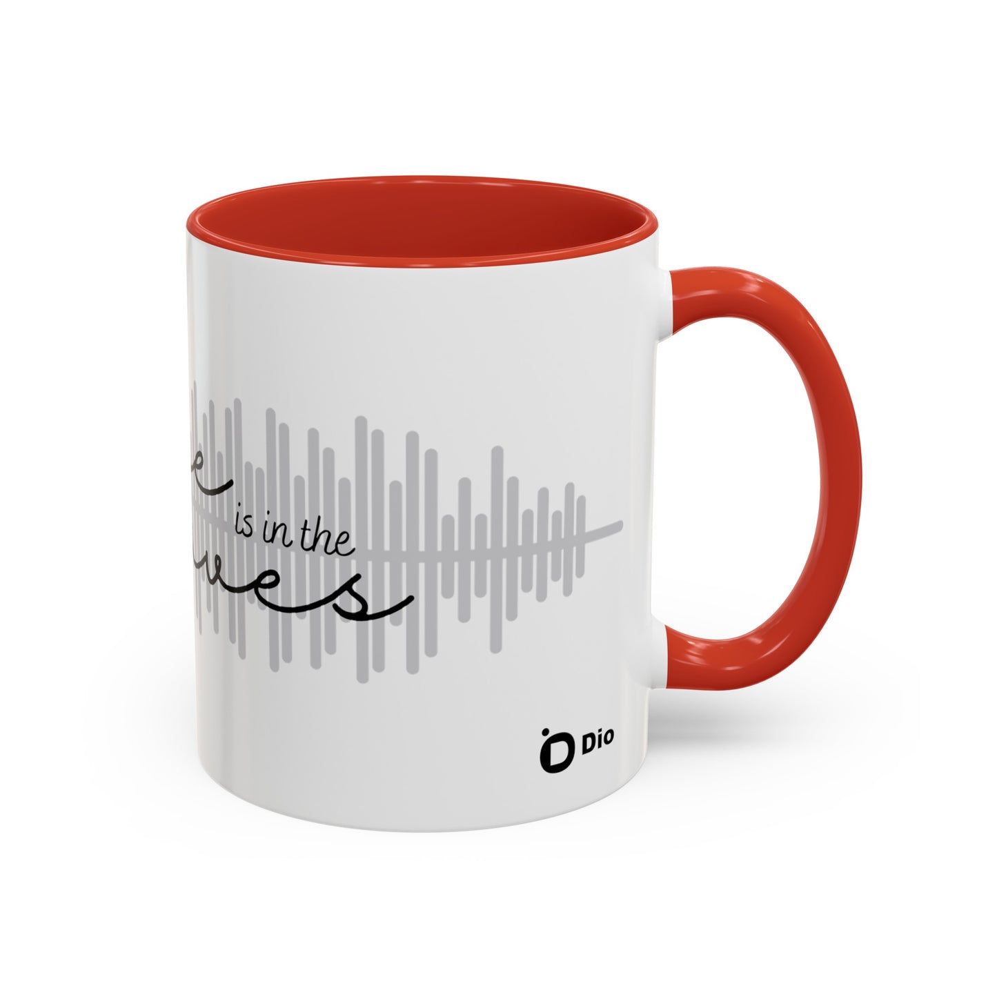 Love is in the Airwaves Accent Coffee Mug, 11oz