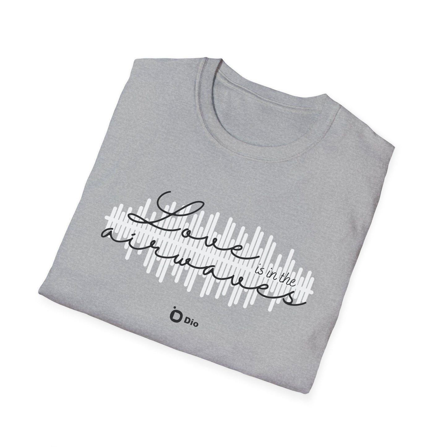 Love is in the Airwaves Unisex Softstyle Cotton Tee