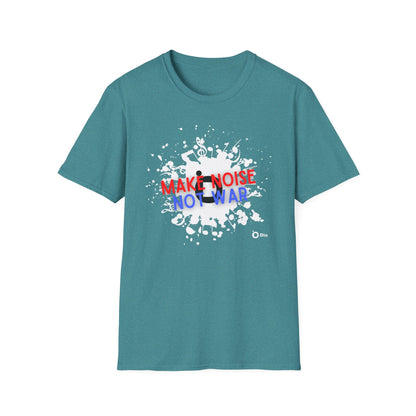 Make Noise Not War Unisex Softstyle Cotton Tee