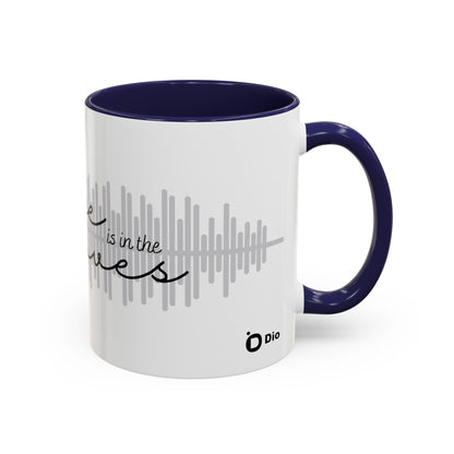 Love is in the Airwaves Accent Coffee Mug, 11oz