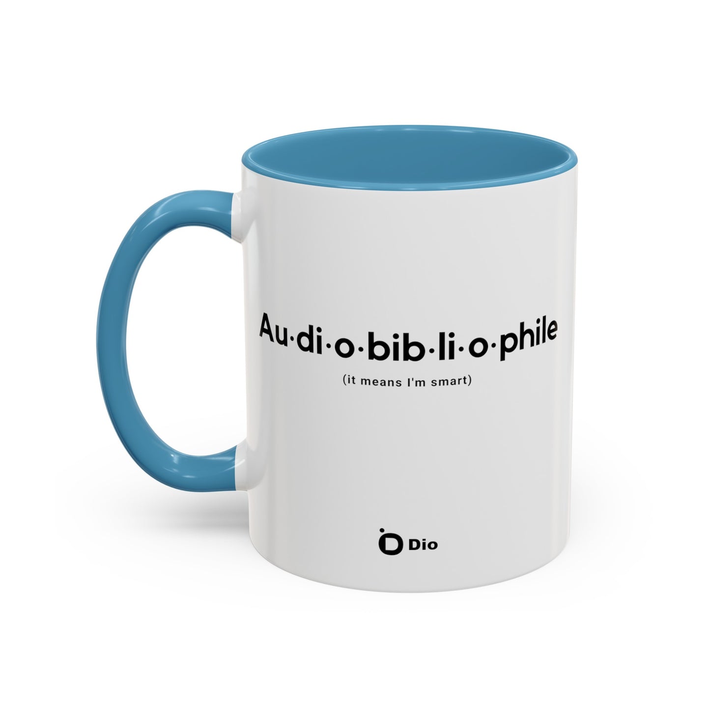 Audiobibliophile Accent Coffee Mug, 11oz