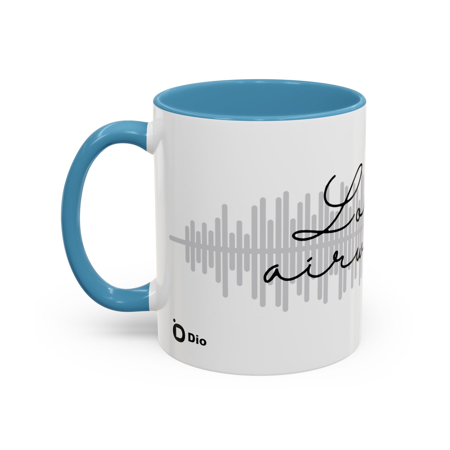 Love is in the Airwaves Accent Coffee Mug, 11oz