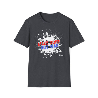 Make Noise Not War Unisex Softstyle Cotton Tee