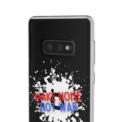 Make Noise Not War Phone Case - Black