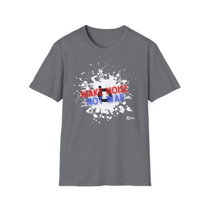 Make Noise Not War Unisex Softstyle Cotton Tee