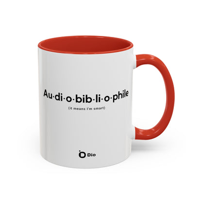 Audiobibliophile Accent Coffee Mug, 11oz