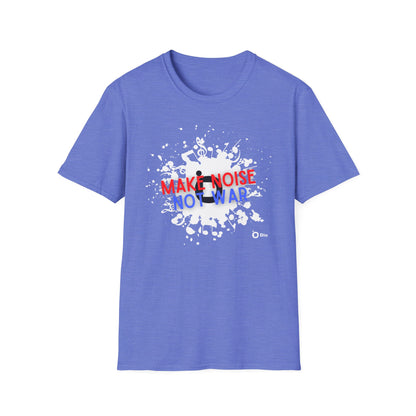 Make Noise Not War Unisex Softstyle Cotton Tee
