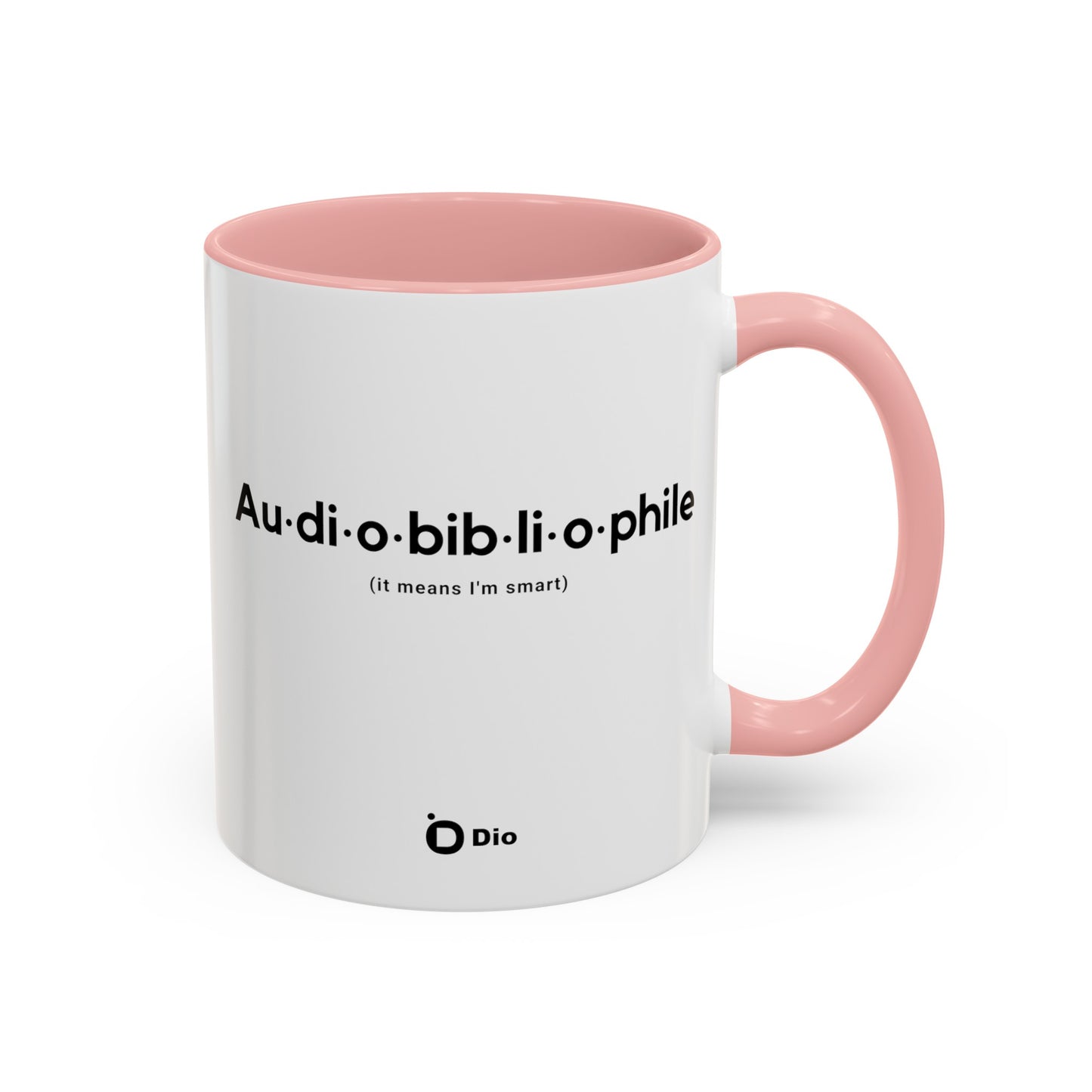 Audiobibliophile Accent Coffee Mug, 11oz