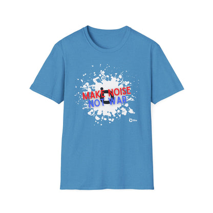 Make Noise Not War Unisex Softstyle Cotton Tee