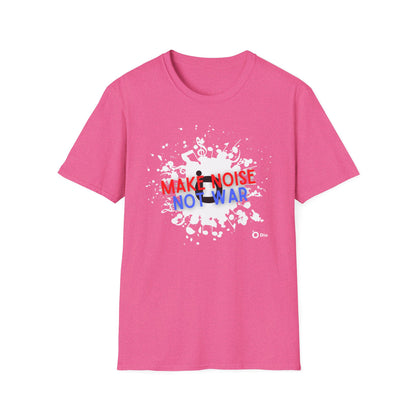 Make Noise Not War Unisex Softstyle Cotton Tee