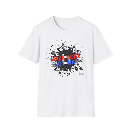 Make Noise Not War Unisex Softstyle Cotton Tee