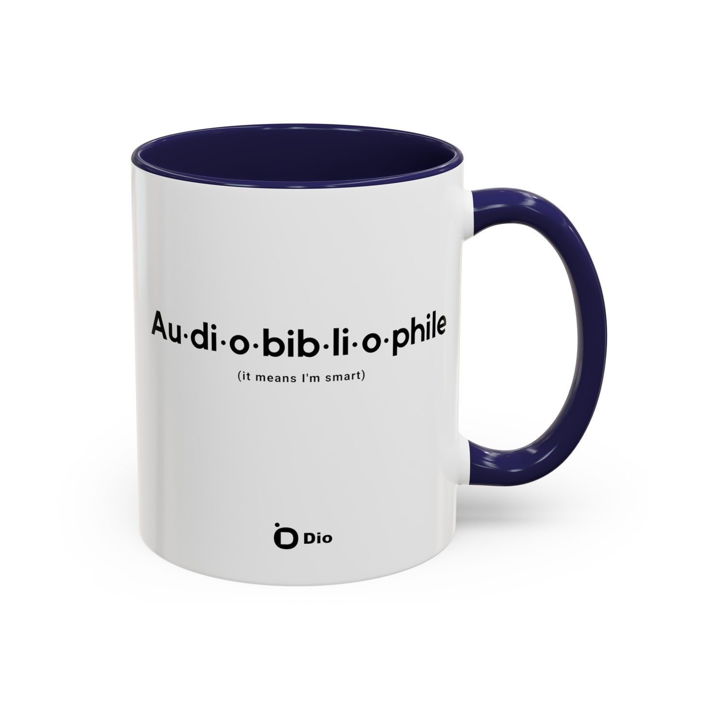 Audiobibliophile Accent Coffee Mug, 11oz