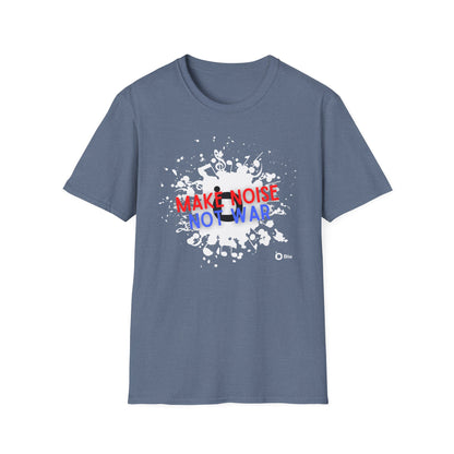 Make Noise Not War Unisex Softstyle Cotton Tee