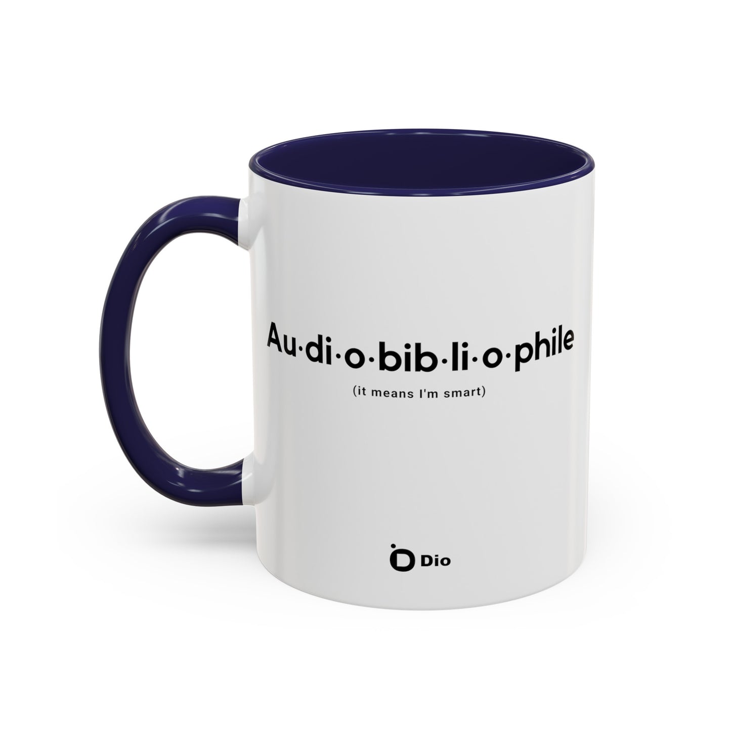 Audiobibliophile Accent Coffee Mug, 11oz