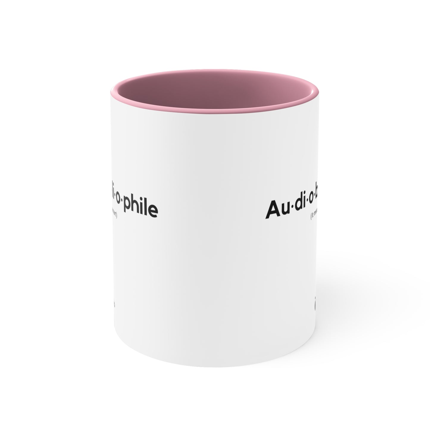 Audiobibliophile Accent Coffee Mug, 11oz