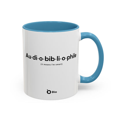 Audiobibliophile Accent Coffee Mug, 11oz