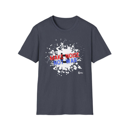 Make Noise Not War Unisex Softstyle Cotton Tee