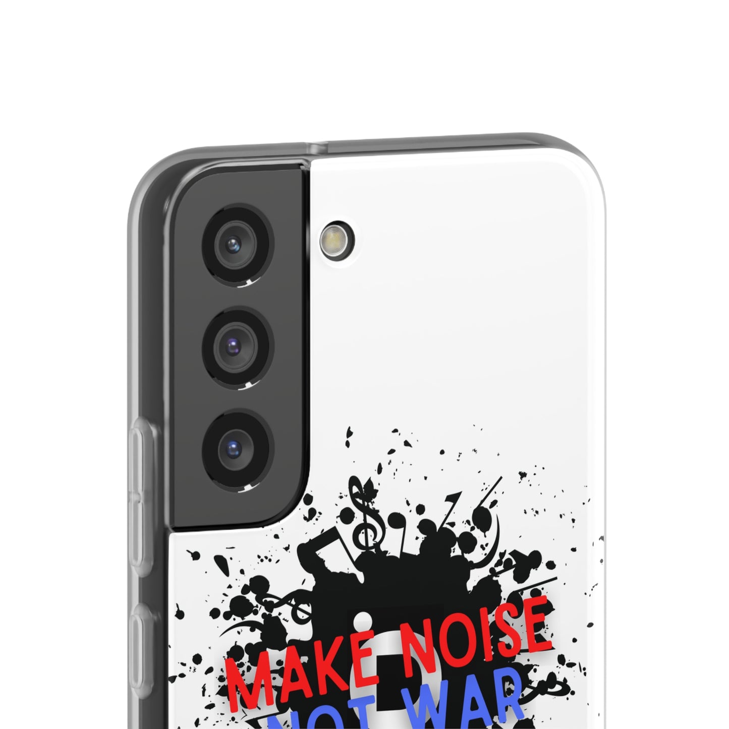 Make Noise Not War Phone Case - White