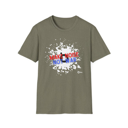 Make Noise Not War Unisex Softstyle Cotton Tee