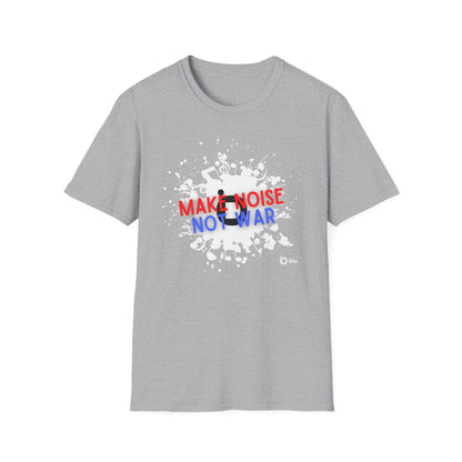 Make Noise Not War Unisex Softstyle Cotton Tee
